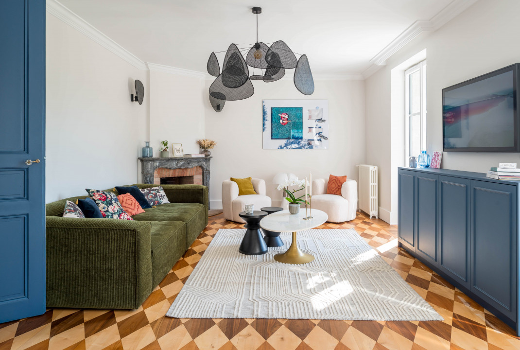 Rénovation coin salon