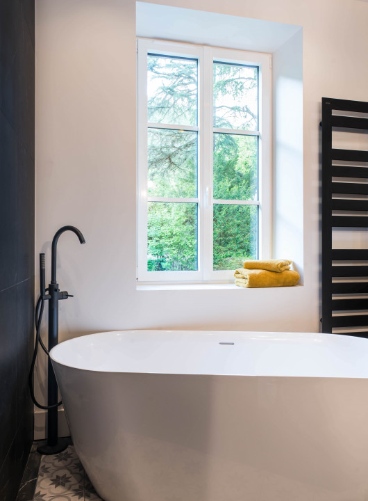 Baignoire îlot déco