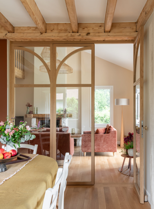 Rénovation salon verrière 